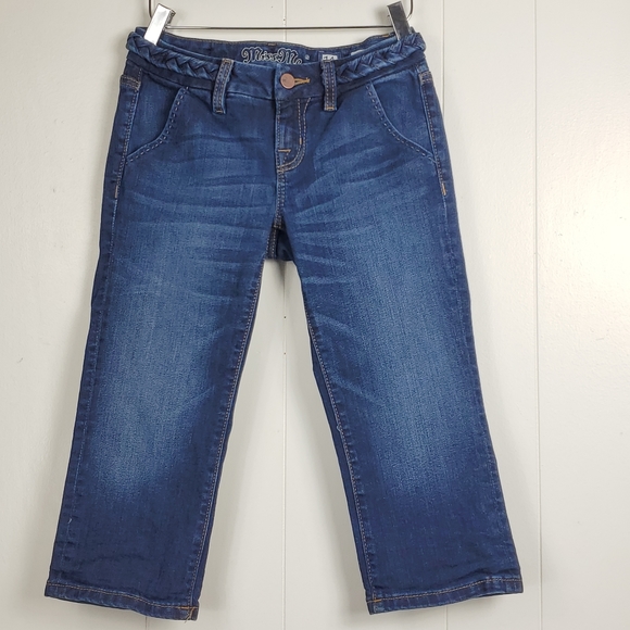 Miss Me JK4480P45 braided belt cuffed capri jeans size 14 - Picture 14 of 14